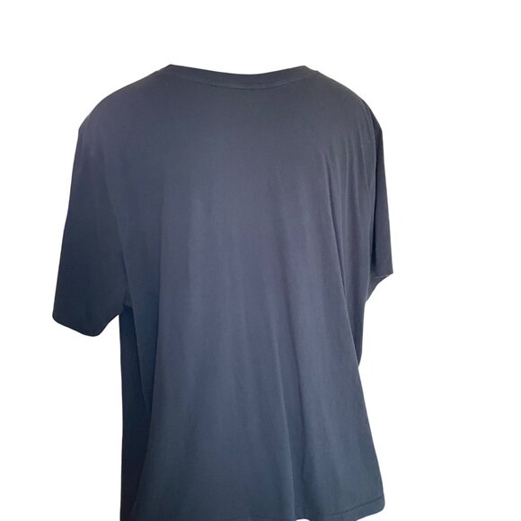 Kingsize Black Burnout T Shirt u Size 4XL Very Soft Top u - Picture 5 of 9